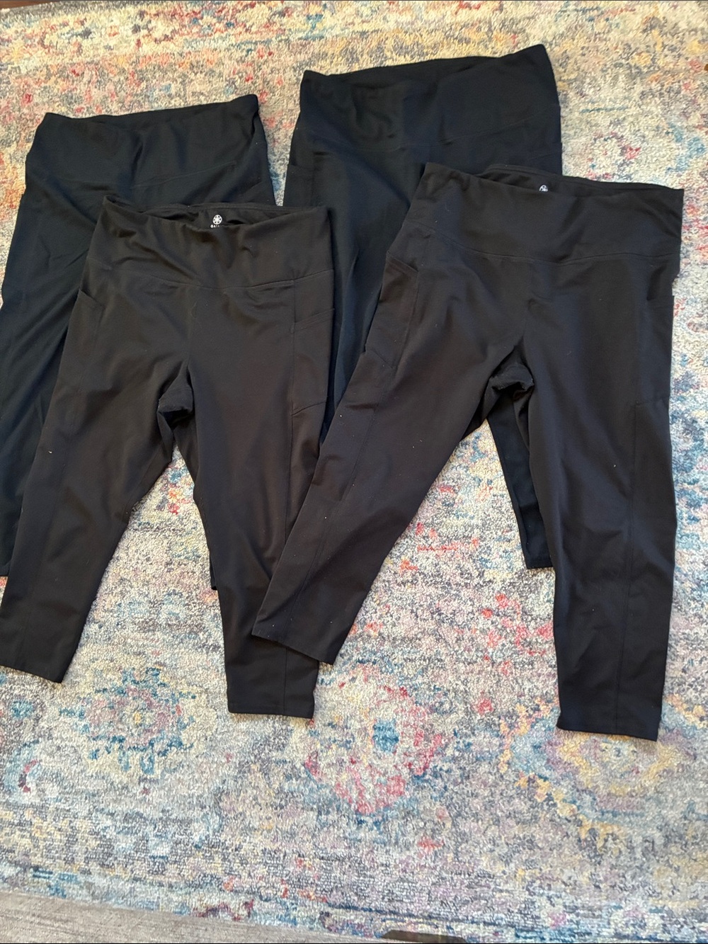 GAIAM Active Leggings with Printed Waist Label
